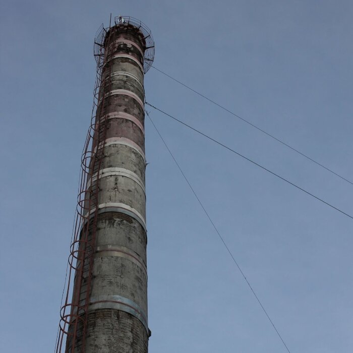 Диагностика высоких конструкций альпинистами